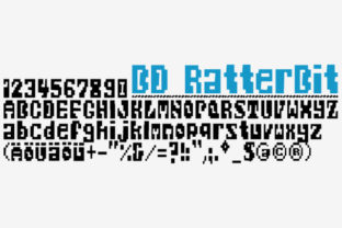 BD RatterBit Review: A Funky Pixel Typeface for Bold Brand Identity