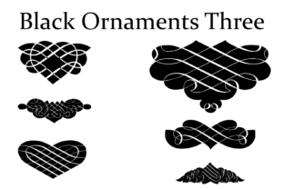 Black Ornaments Three: A Display Font for Editorial Design
