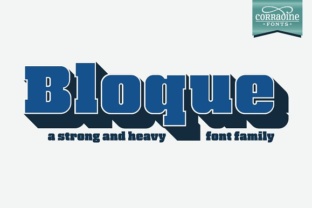 Bloque Family: A Bold Slab Serif for Digital Branding