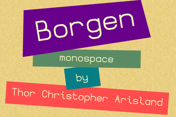 Borgen Monospace: The Clean Typeface for Polished Brand Identity