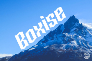 Boxise: The Blackletter Typeface That Brings Handmade Goods to Life