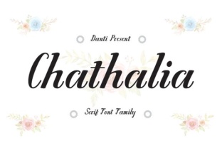 Chathalia: The Premium Serif Typeface for Polished Branding