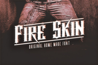 Fire Skin: A Bold Blackletter Typeface for Editorial Design