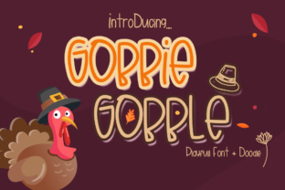 Gobbie Gobble: The Thanksgiving Typeface That Brings Warmth to Your Campaigns