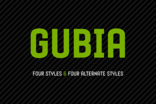 Gubia Family: The Modern Sans Serif Typeface for Digital Design
