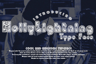 HollyLightning: The Perfect Decorative Typeface for Handmade Labels and Shop Branding