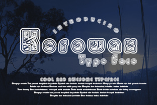 Kerowax: A Decorative Typeface for Modern Editorial Design