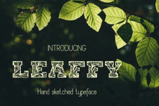Leaffy: A Hand-Drawn Typeface for Boutique Branding