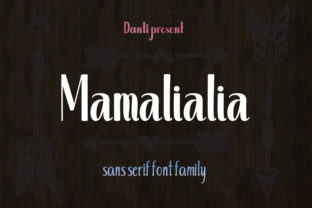 Mamalialia: A Clean Sans Serif Font for Modern Brand Identity