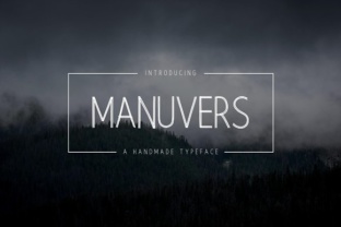 Manuvers: A Sweet Sans Serif Typeface for Modern Web Design