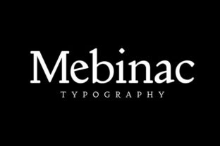 Mebinac Regular Typeface Review: A Neat Serif for Modern Branding