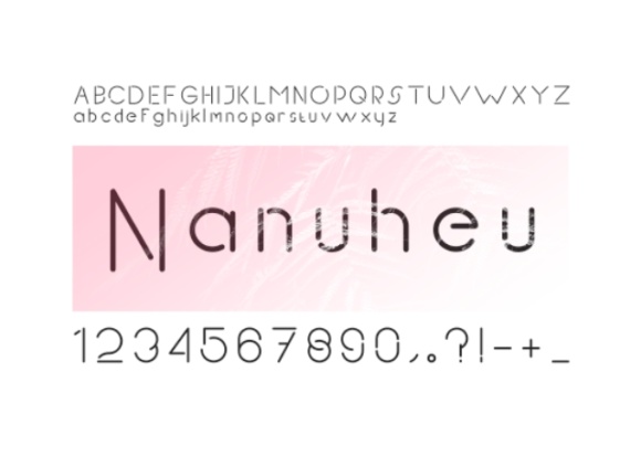 Nanuheu: A Decorative Typeface for High-Impact Campaign Design