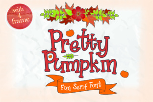 Pretty Pumpkin: A Bouncy Serif Font for Editorial Design
