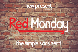 Red Monday: The Sans Serif Typeface for Modern Web Design