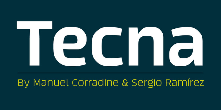 Tecna Family: A Modern Sans Serif for Clear Campaign Messaging