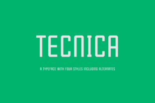 Tecnica Family: The Geometric Sans Serif for Clearer Campaign Visuals