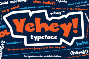 Yehey: A Playful Sans Serif for Modern Editorial Design
